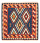 Kilim de Fars Tapis 100x98cm