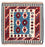 Tapis Kelim - Oriental carré  - 107 x 102 cm - bleu