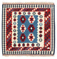 Kilim de Fars Tapis 107x102cm