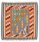 Kilim de Fars Tapis 102x101cm