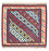 Tapis Kelim - Oriental carré  - 104 x 97 cm - bleu