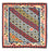 Tapis Kelim - Oriental carré  - 104 x 102 cm - bleu