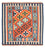 Tapis Kelim - Oriental carré  - 106 x 106 cm - orange