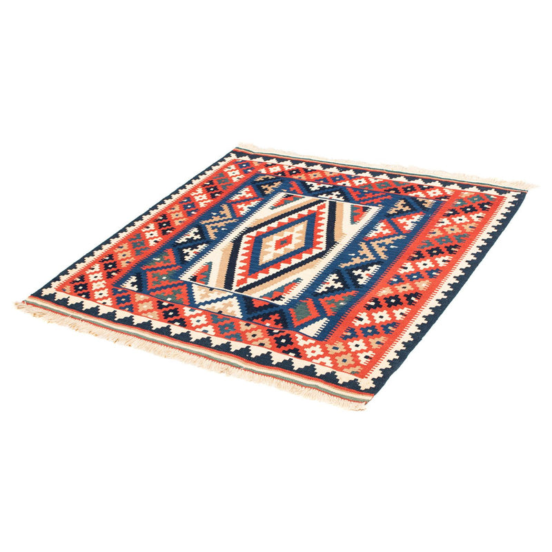 Tapis Kelim - Oriental carré  - 106 x 100 cm - multicolore