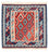Tapis Kelim - Oriental carré  - 103 x 101 cm - multicolore
