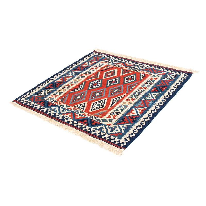 Tapis Kelim - Oriental carré  - 103 x 101 cm - multicolore