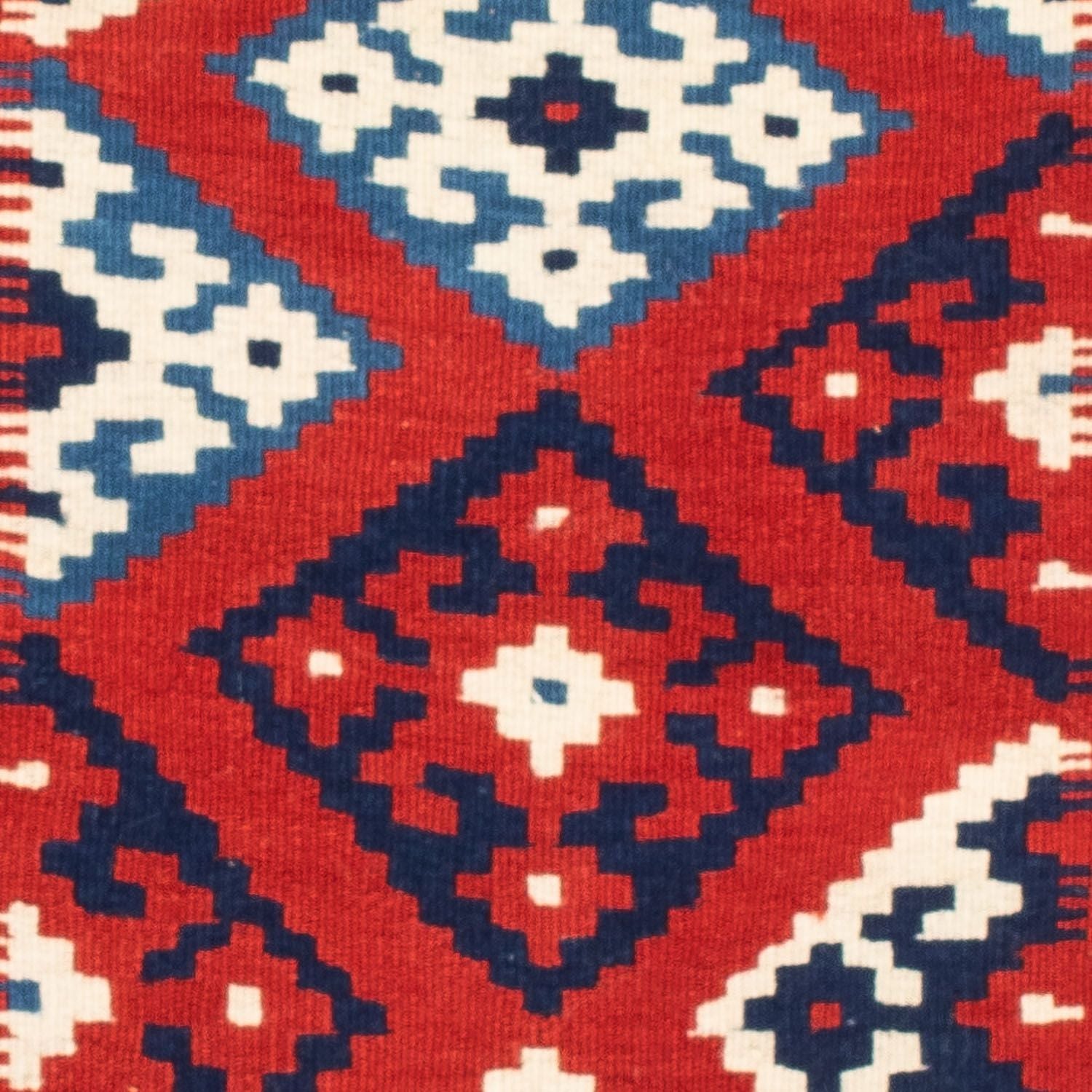 Tapis Kelim - Oriental carré  - 103 x 103 cm - multicolore