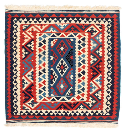 Kilim de Fars Tapis 102x102cm