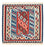 Tapis Kelim - Oriental carré  - 104 x 100 cm - multicolore
