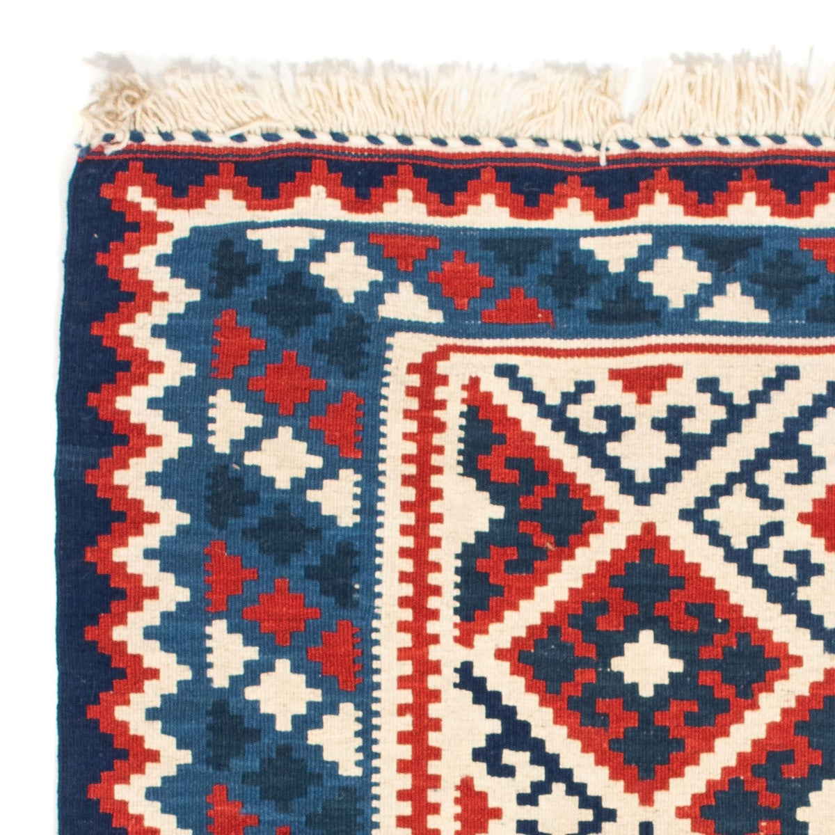 Tapis Kelim - Oriental carré  - 103 x 102 cm - beige