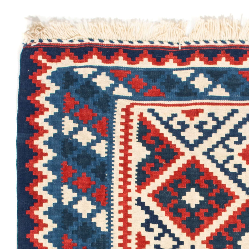 Tapis Kelim - Oriental carré  - 103 x 102 cm - beige