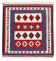 Kilim de Fars Tapis 106x103cm