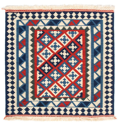 Kilim de Fars Tapis 100x100cm
