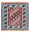 Tapis Kelim - Oriental carré  - 100 x 100 cm - bleu