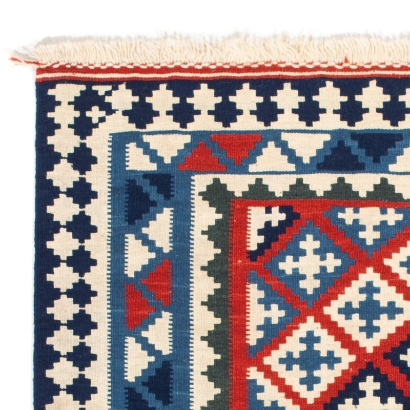 Tapis Kelim - Oriental carré  - 100 x 100 cm - bleu