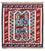 Tapis Kelim - Oriental carré  - 104 x 99 cm - multicolore