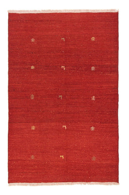 Tapis Gabbeh - Persan - 187 x 121 cm - rouge