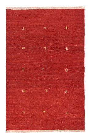 Tapis Gabbeh - Persan - 187 x 121 cm - rouge