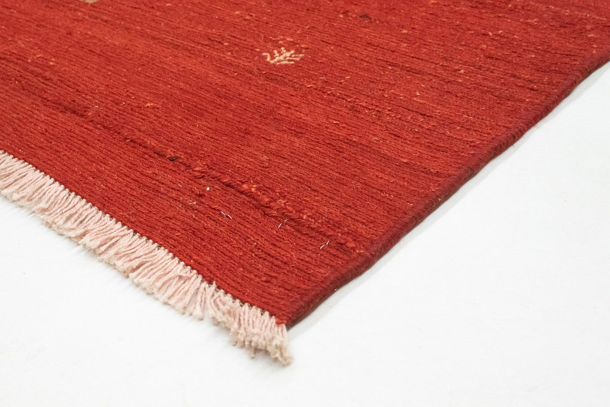 Tapis Gabbeh - Persan - 187 x 121 cm - rouge