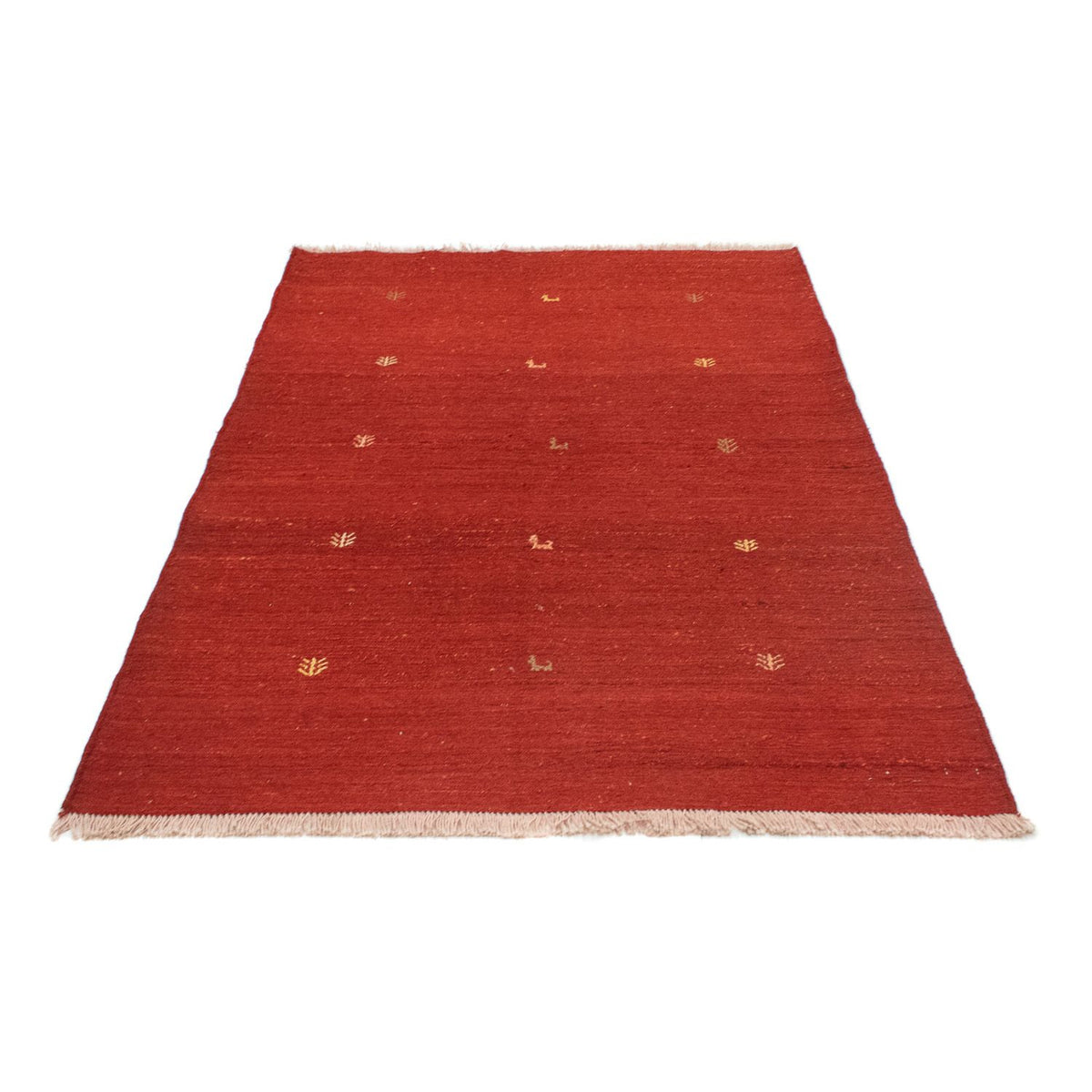 Tapis Gabbeh - Persan - 187 x 121 cm - rouge