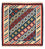 Tapis Kelim - Oriental carré  - 104 x 100 cm - bleu foncé