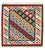 Tapis Kelim - Oriental carré  - 101 x 101 cm - beige