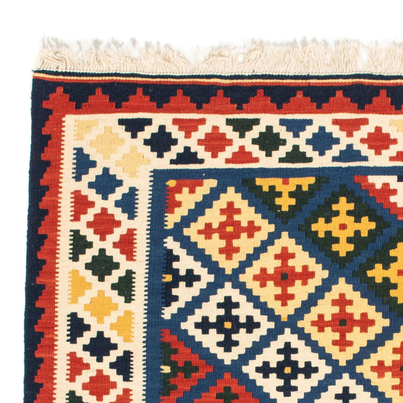 Tapis Kelim - Oriental carré  - 101 x 101 cm - beige