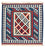 Tapis Kelim - Oriental carré  - 104 x 103 cm - bleu