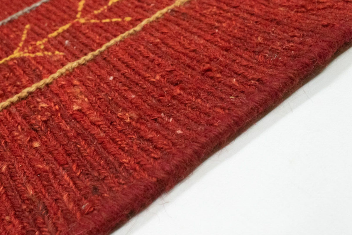 Tapis Gabbeh - Persan - 167 x 111 cm - rouge