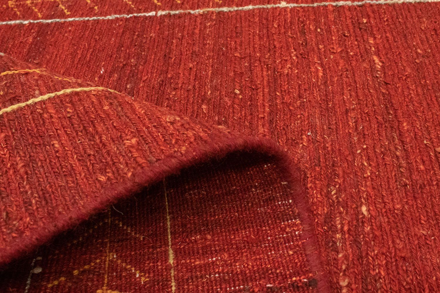 Tapis Gabbeh - Persan - 167 x 111 cm - rouge