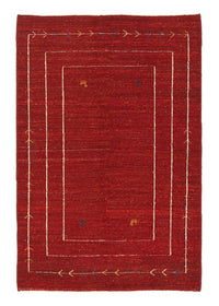 Tapis Gabbeh - Persan - 173 x 114 cm - rouge