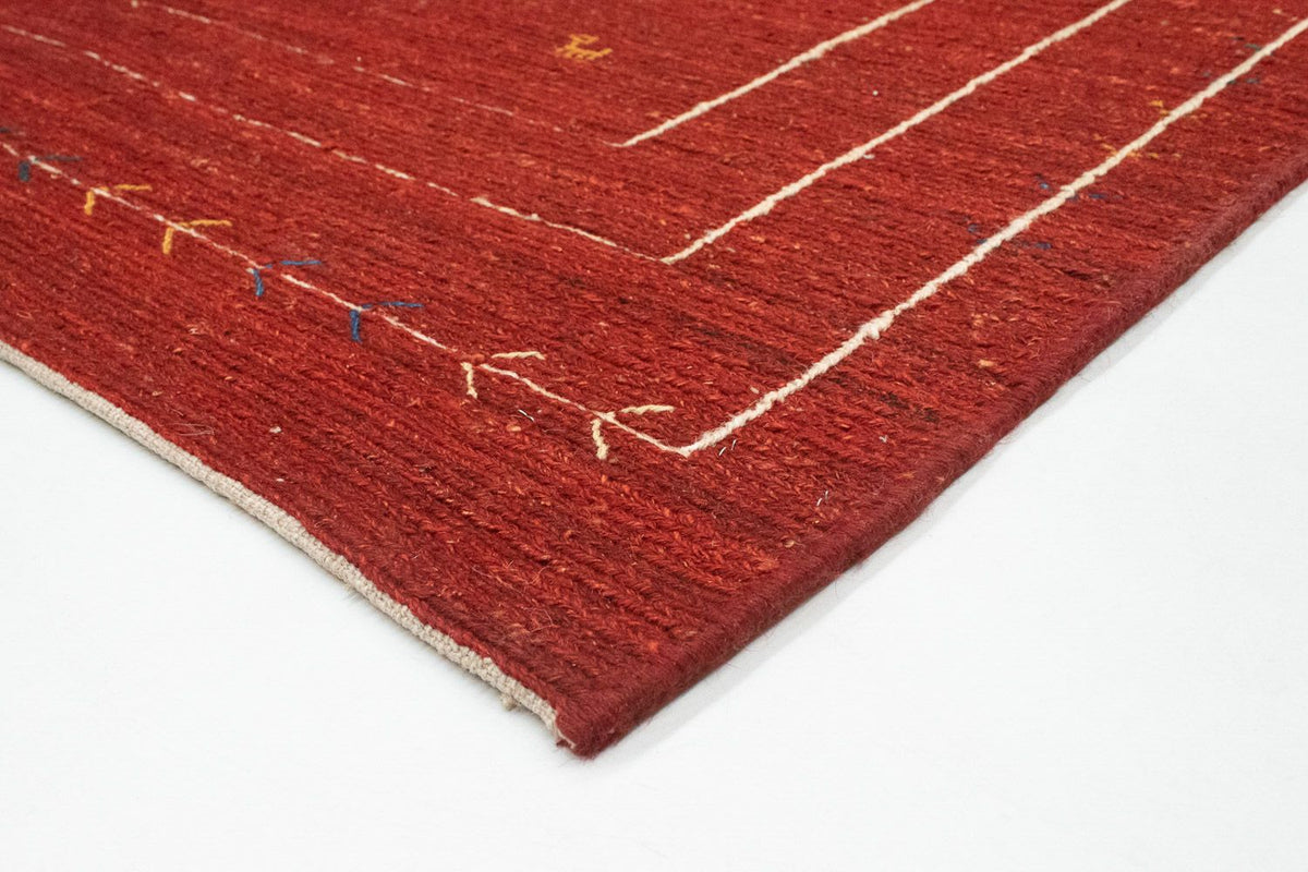 Tapis Gabbeh - Persan - 173 x 114 cm - rouge