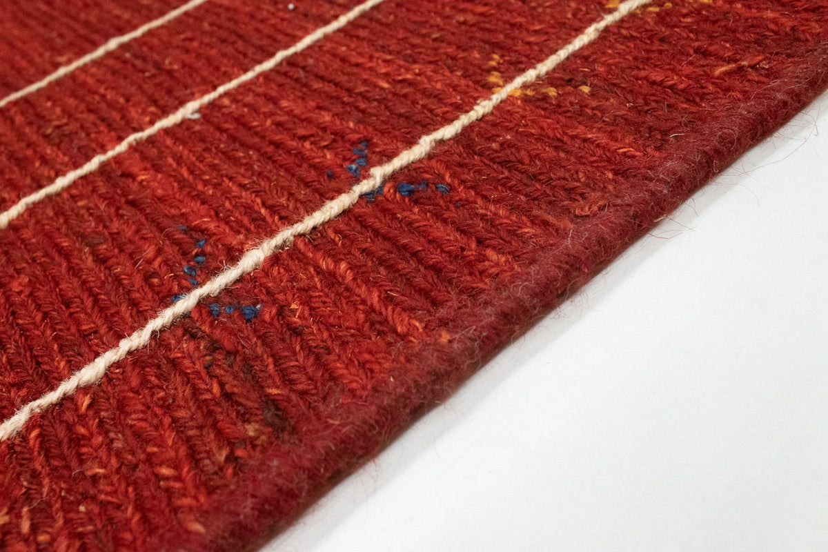 Tapis Gabbeh - Persan - 173 x 114 cm - rouge