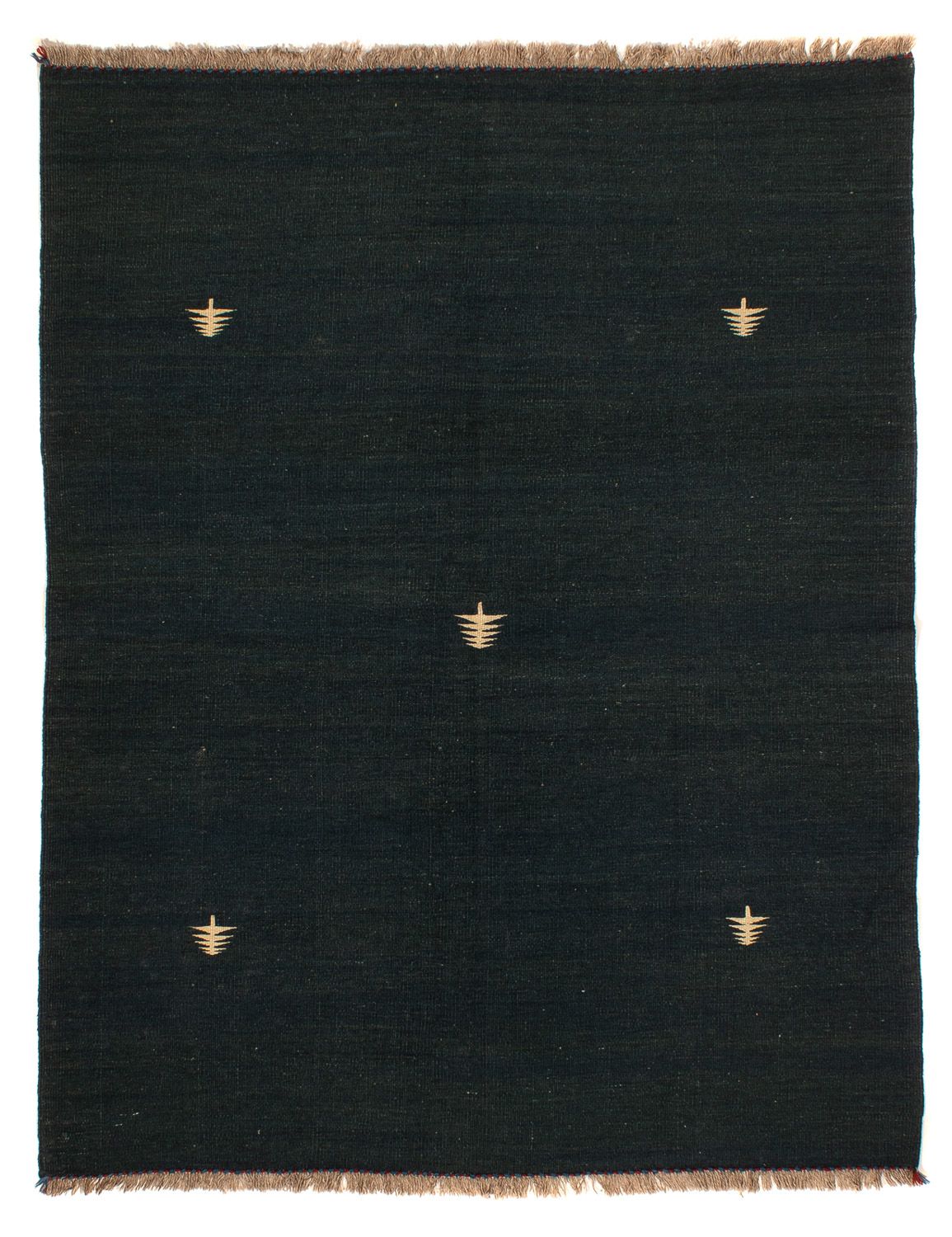 Tapis Kelim - Oriental - 200 x 150 cm - bleu foncé