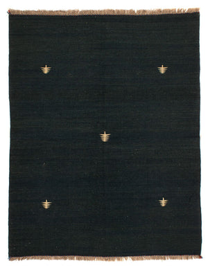 Tapis Kelim - Oriental - 200 x 150 cm - bleu foncé