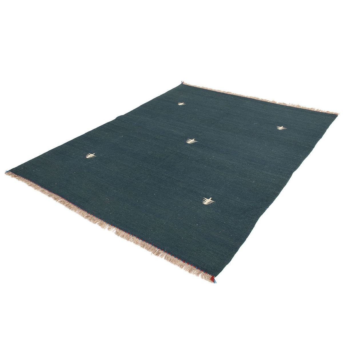 Tapis Kelim - Oriental - 200 x 150 cm - bleu foncé