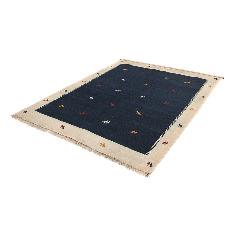Tapis Kelim - Oriental - 200 x 152 cm - bleu foncé
