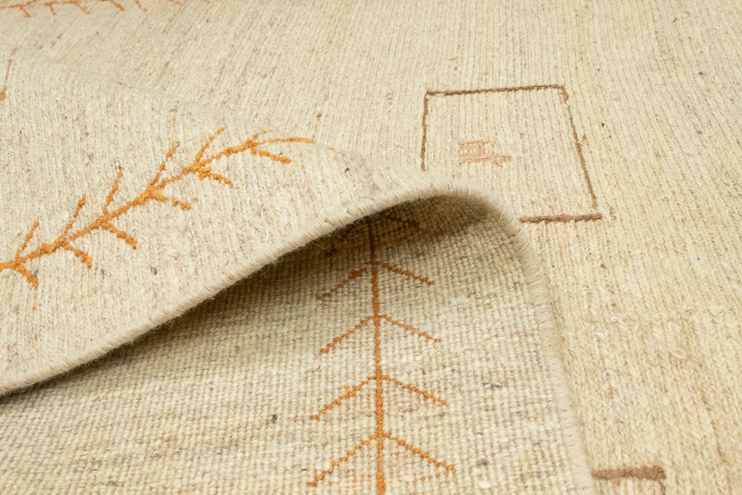 Tapis Gabbeh - Persan - 188 x 139 cm - beige