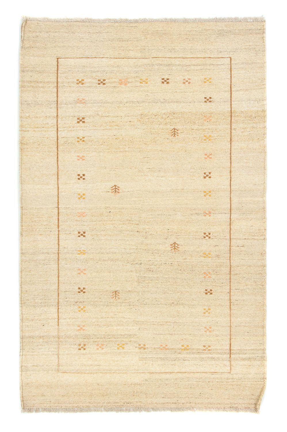 Tapis Gabbeh - Persan - 190 x 120 cm - beige