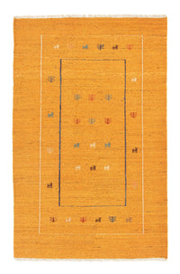 Tapis Gabbeh - Persan - 188 x 123 cm - or