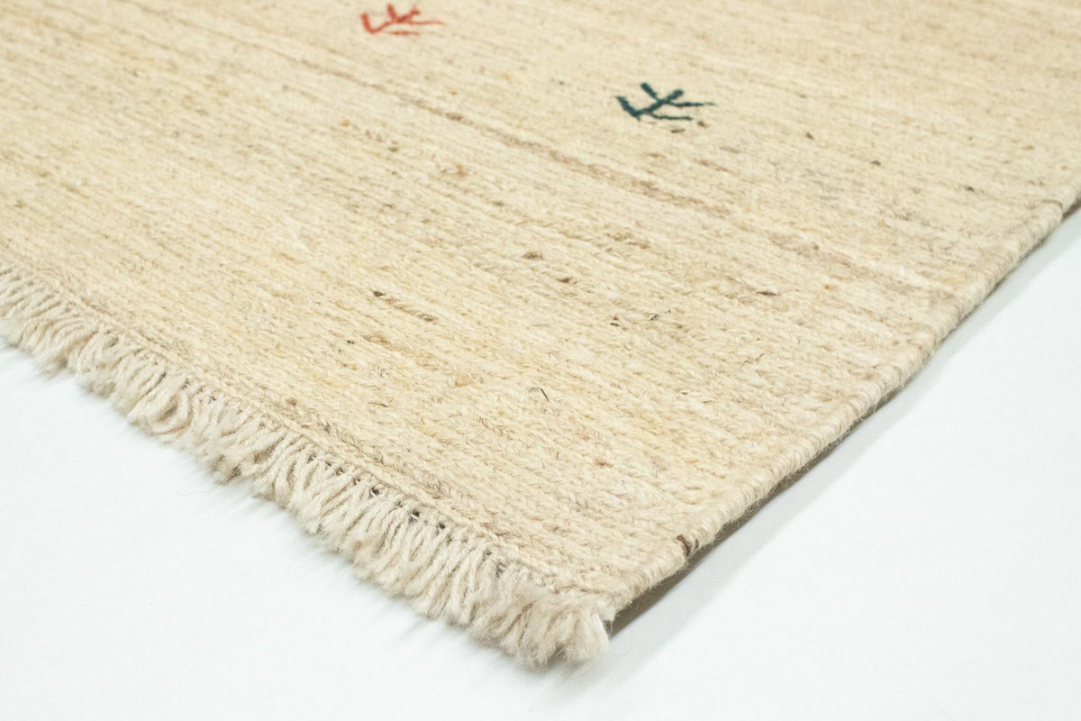 Tapis Gabbeh - Persan - 138 x 75 cm - beige