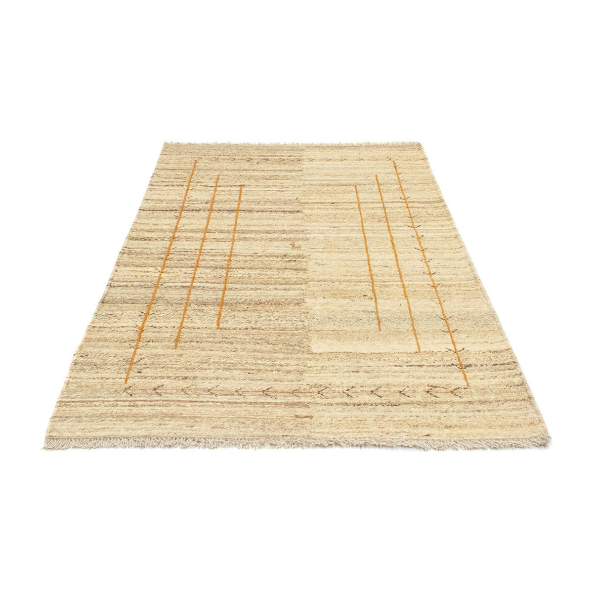 Tapis Gabbeh - Persan - 180 x 114 cm - beige