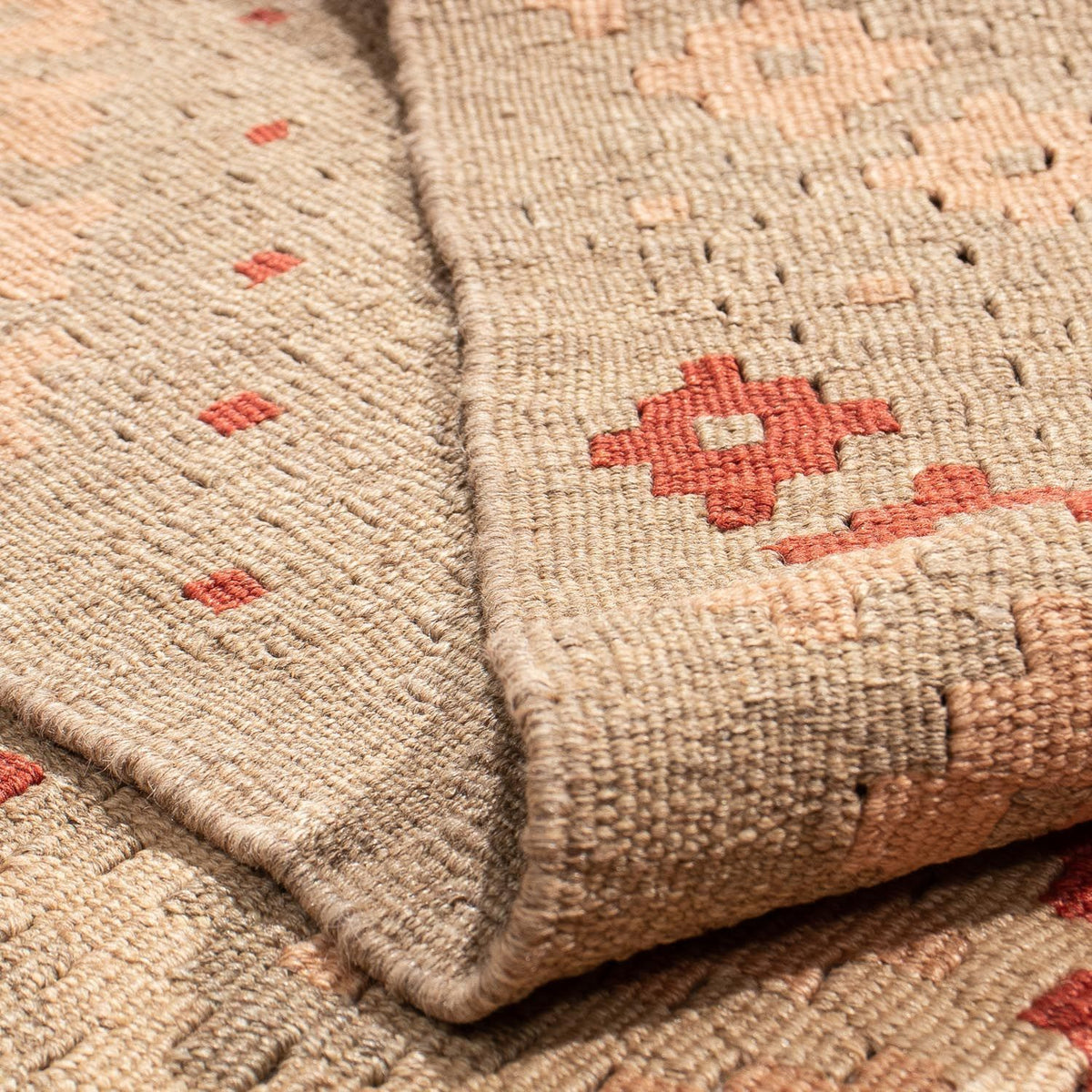 Tapis Kelim - Oriental - 215 x 155 cm - marron clair