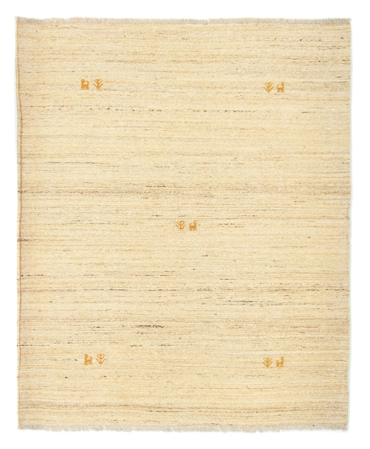 Tapis Gabbeh - Persan - 192 x 156 cm - beige
