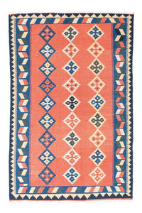 Tapis Kelim - Oriental - 193 x 135 cm - orange