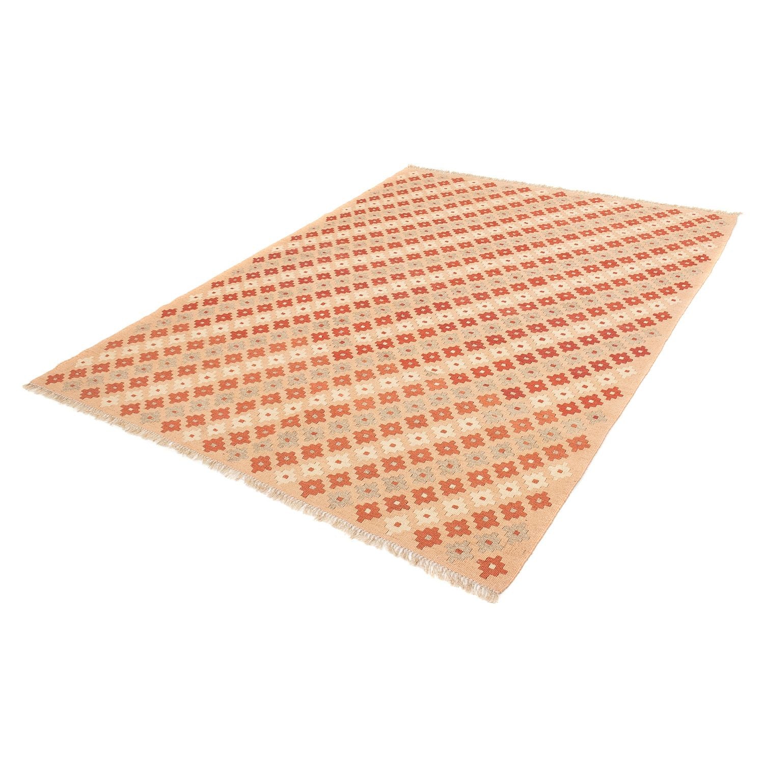Tapis Kelim - Oriental - 214 x 158 cm - marron clair