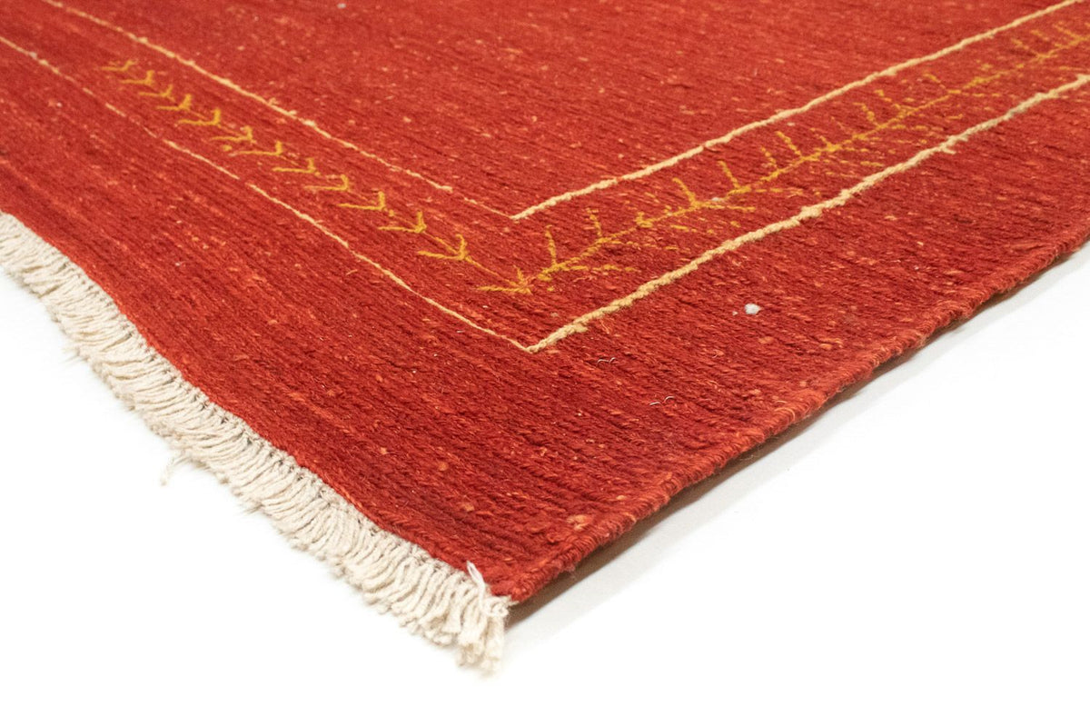 Tapis Gabbeh - Persan - 191 x 152 cm - rouge
