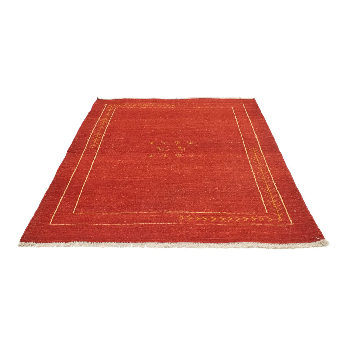 Tapis Gabbeh - Persan - 191 x 152 cm - rouge