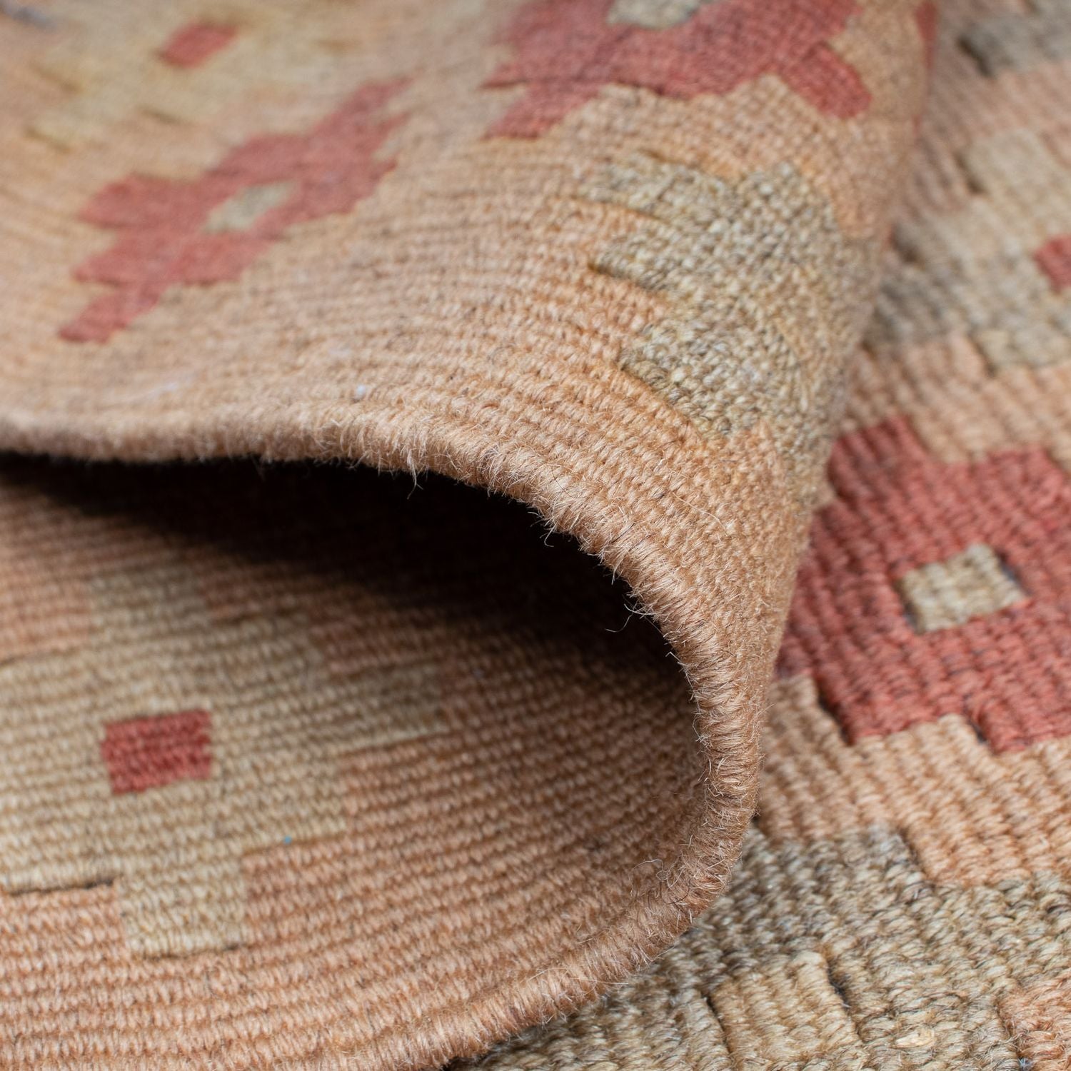Tapis Kelim - Oriental - 178 x 123 cm - marron clair