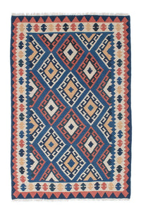 Tapis Kelim - Oriental - 172 x 115 cm - bleu